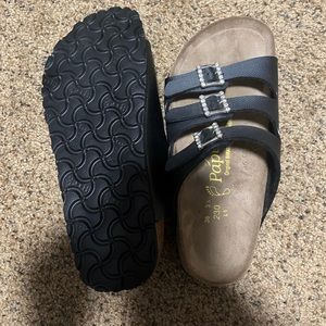 Size 36 papillion Birkenstocks never worn